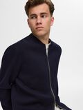 Selected RELAXED ZIP-FRONT CARDIGAN, Sky Captain, highres - 16094555_SkyCaptain_008.jpg