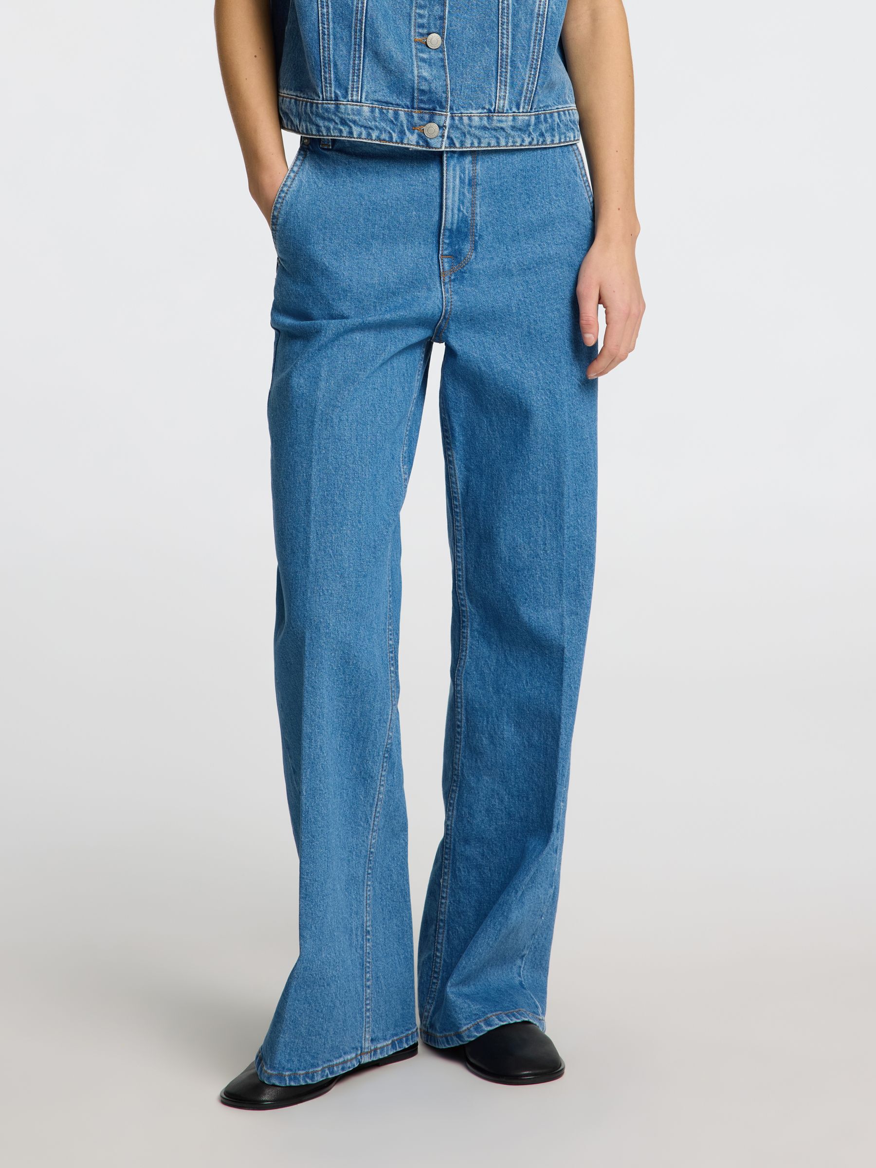 EXTRA WIDE LEG JEANS, Medium Blue Denim, highres