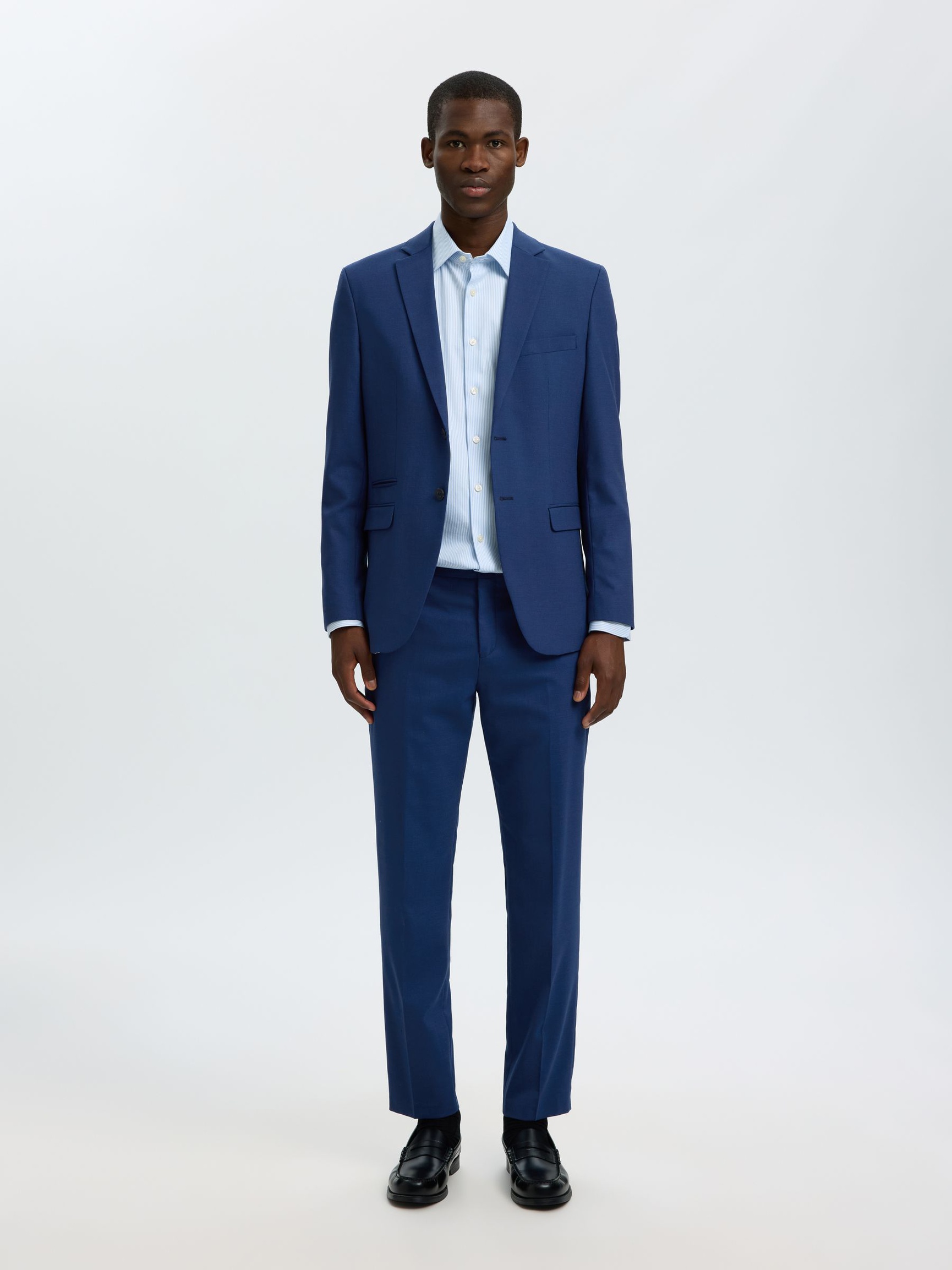GEWEVEN WOLMIX BLAZER, Blue Depths, highres