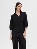 Selected VISKOSEMIX BLUSE, Black, highres - 16094494_Black_003.jpg