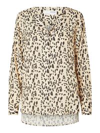 LEOPARD PRINT SHIRT, Sand Dollar, highres