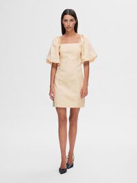 SCHULTERFREIES MINIKLEID, Sandshell, highres