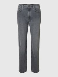 TAILLE MI-HAUTE JEAN COUPE SLIM FUSELÉE, Medium Grey Denim, highres
