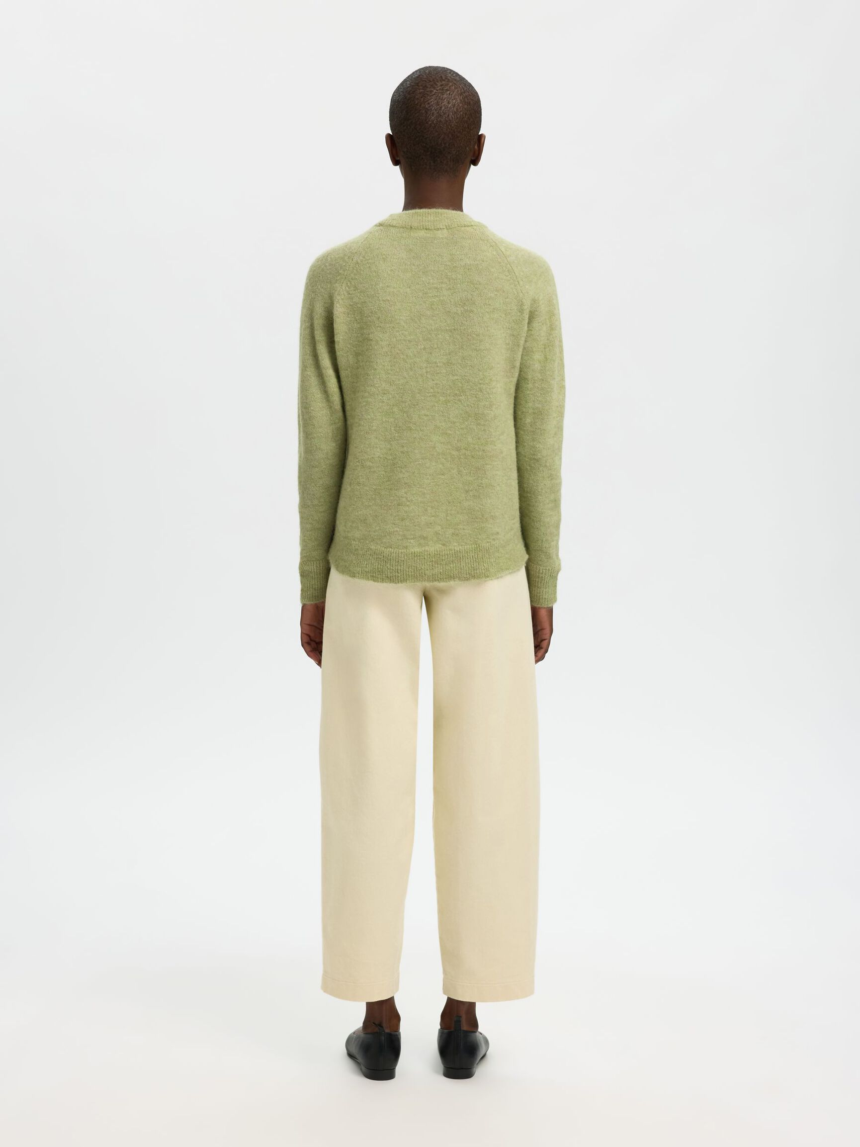 WOOL BLEND JUMPER, Lint, highres