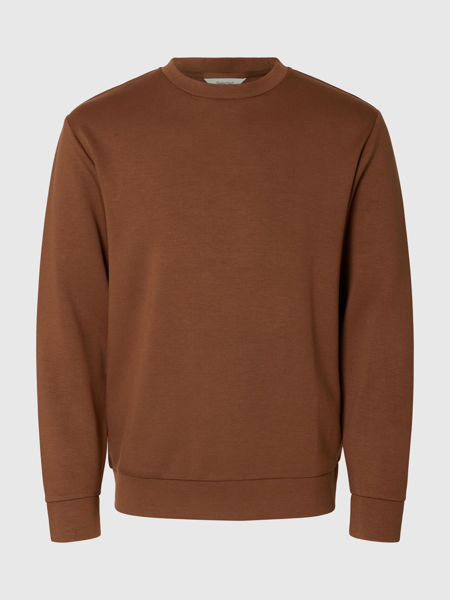 VISCOSE BLEND SWEATSHIRT, Soft Silt, highres