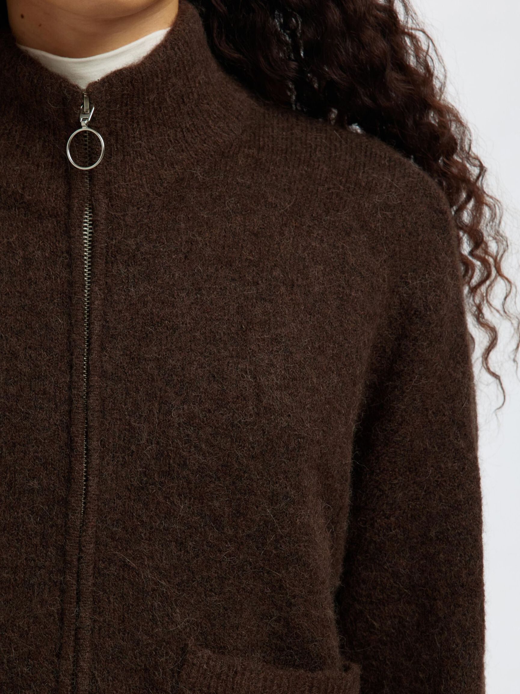 WOOL BLEND CARDIGAN, Delicioso, highres