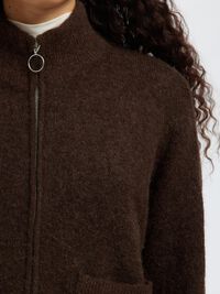 WOOL BLEND CARDIGAN, Delicioso, highres