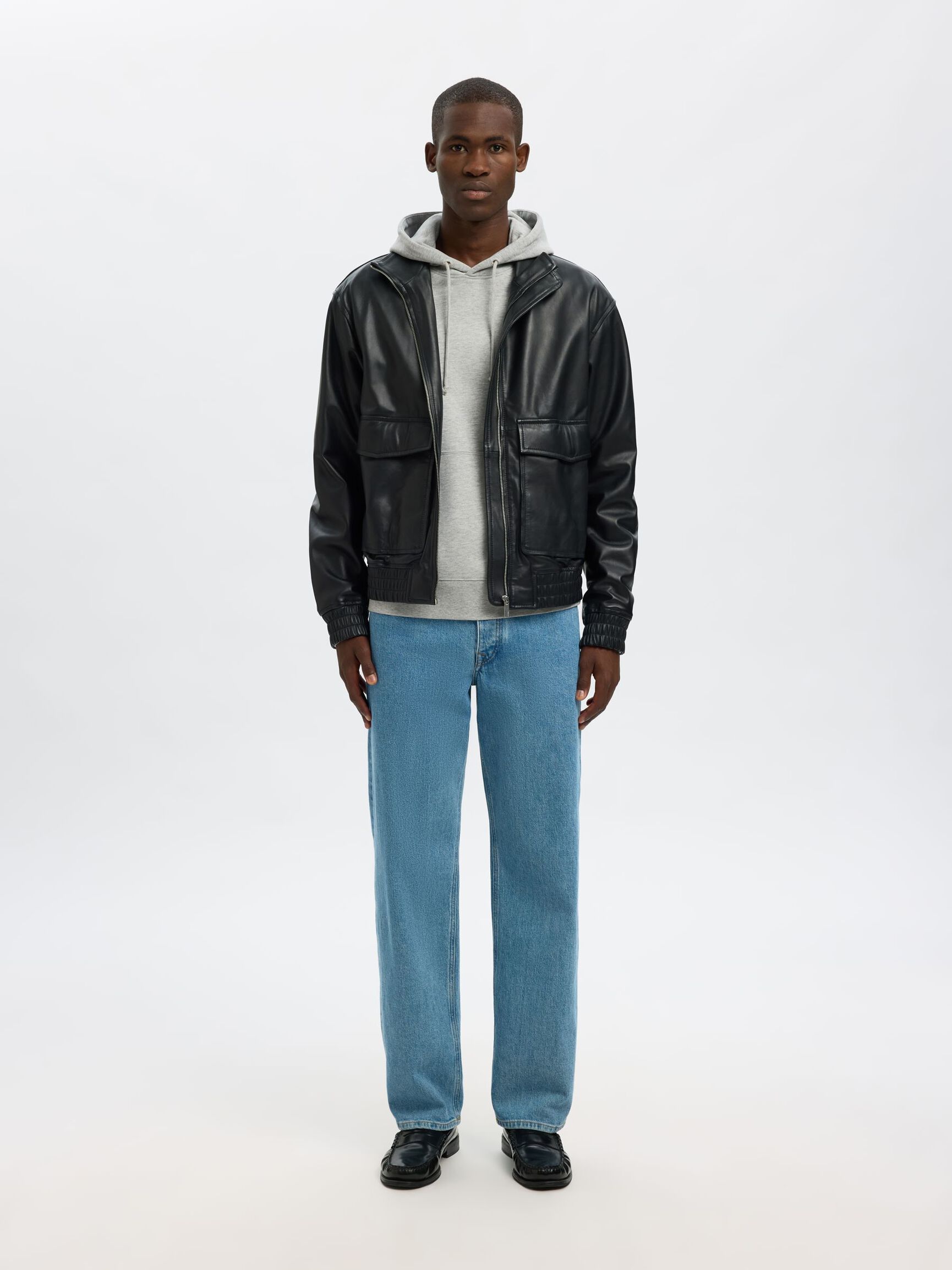 100 % COTON SWEAT À CAPUCHE, Light Grey Melange, highres