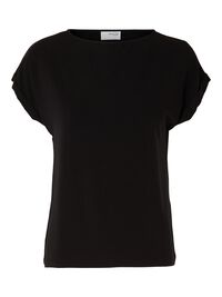 U-BOOT-AUSSCHNITT T-SHIRT, Black, highres