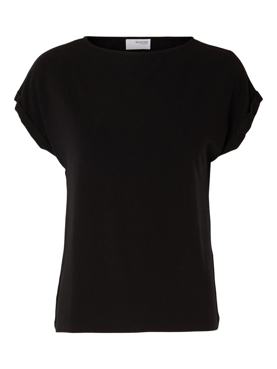 Selected BOOTHALS T-SHIRT, Black, highres - 16093673_Black_001.jpg
