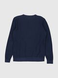 Selected ØKOLOGISK BOMULL TEKSTURERT STRIKKET PULLOVER, Dark Sapphire, highres - 80000396_DarkSapphire_002.jpg
