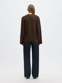 MOCK NECK LANGARMSHIRT, Delicioso, highres