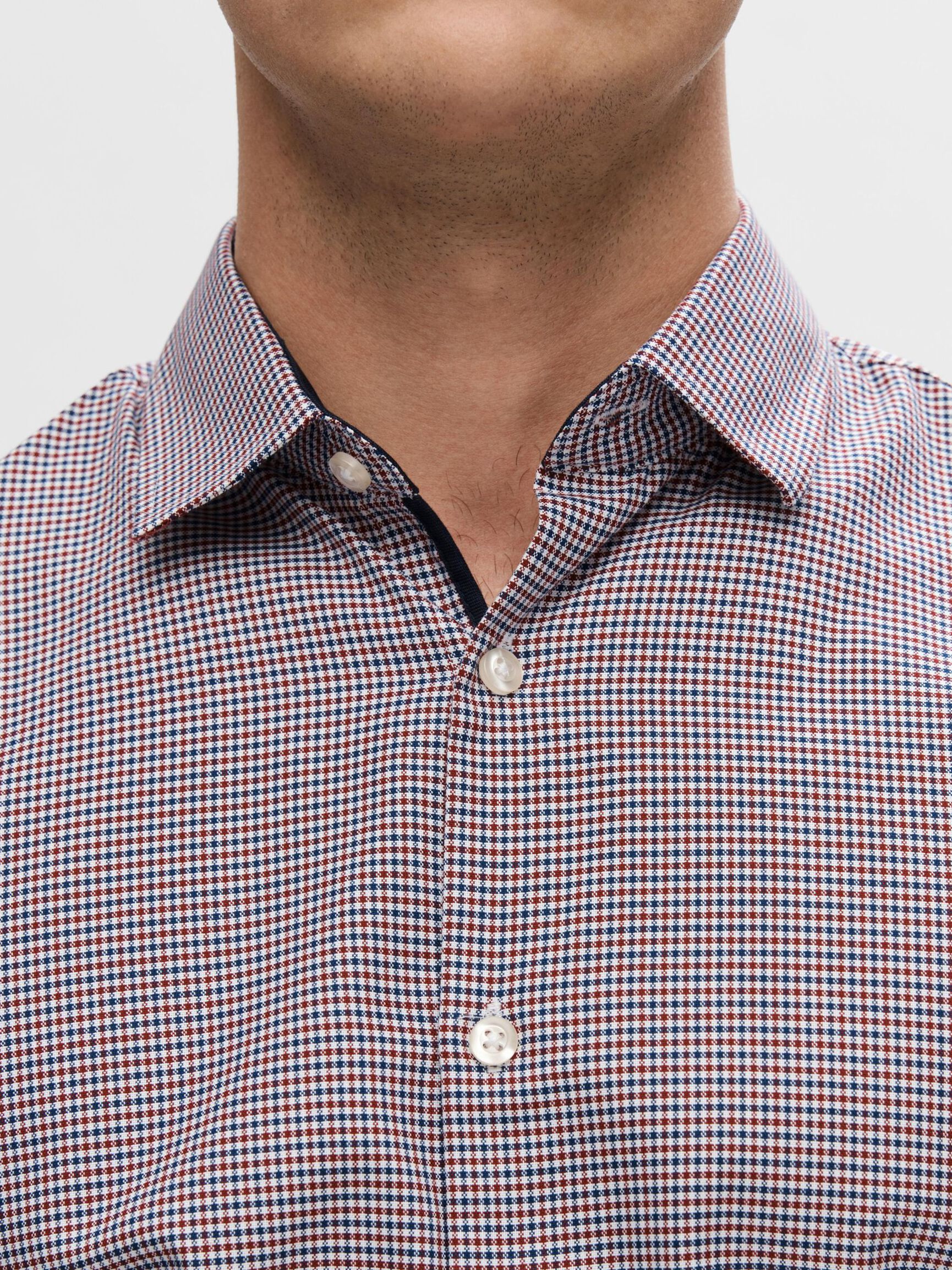 SLIM FIT SHIRT, Bright White, highres