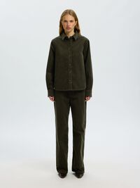 REGULAR FIT CORDUROY SHIRT, Deep Depths, highres