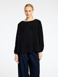 Selected VISKOSEMIX BLUSE, Black, highres - 16097969_Black_003.jpg