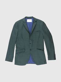 SLIM FIT BLAZER, Dark Green, highres