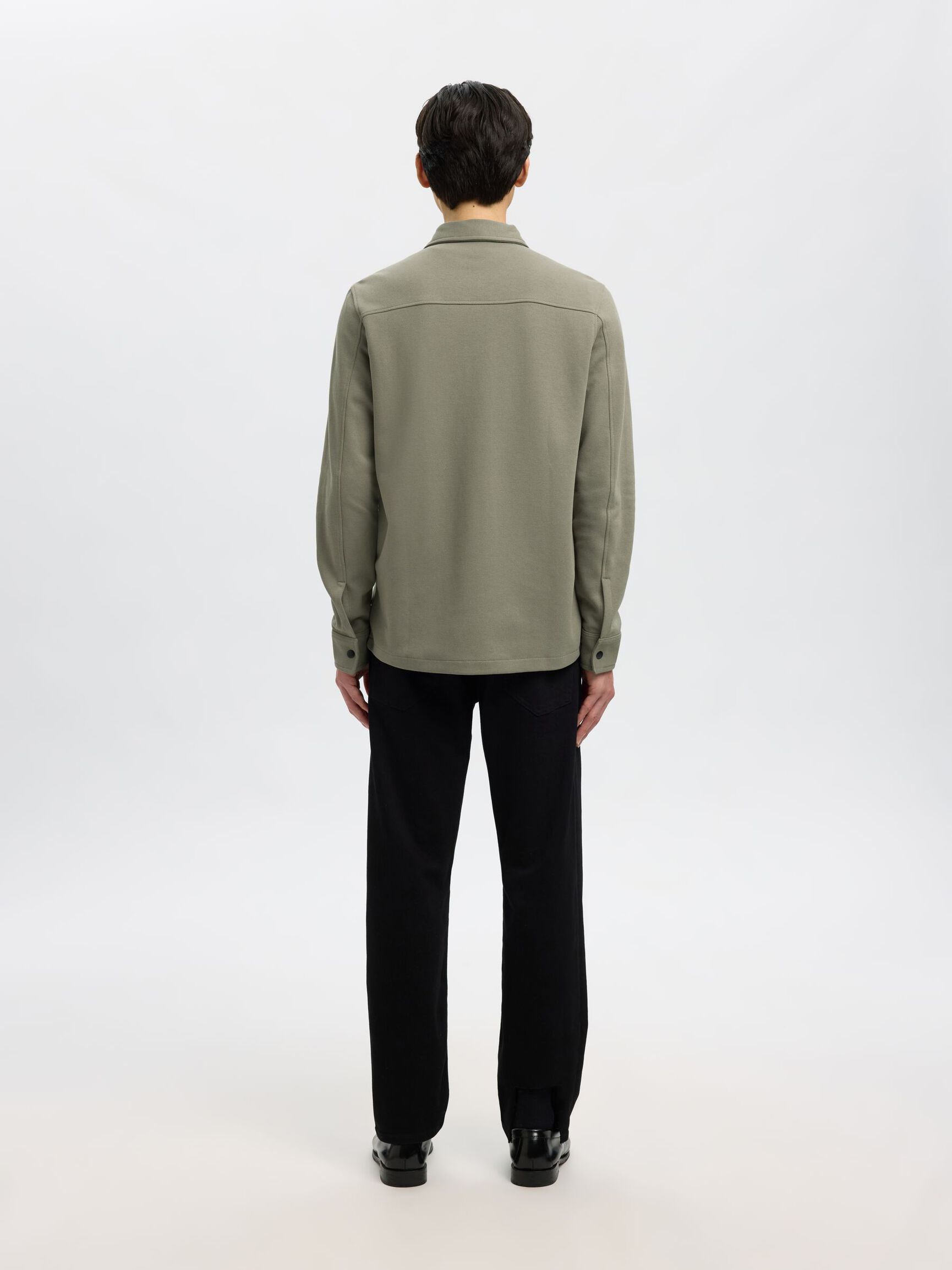 CLASSIC OVERSHIRT, Vetiver, highres