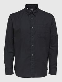 OXFORD SHIRT, Black, highres