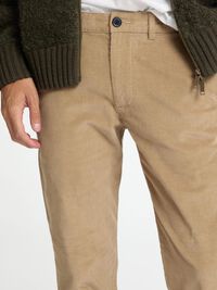 CORDUROY RECHTE BROEK, Chinchilla, highres
