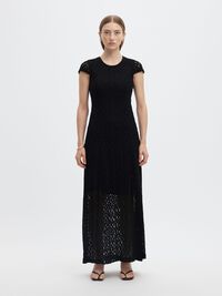 VESTITO LUNGO, Black, highres