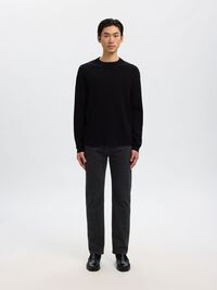 220 LOOSE FIT JEANS, Black Denim, highres