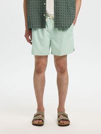 KLASSISCHE BADESHORTS, Aqua Gray, highres