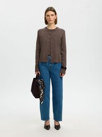 100% MERINO WOOL KNITTED CARDIGAN, Delicioso, highres