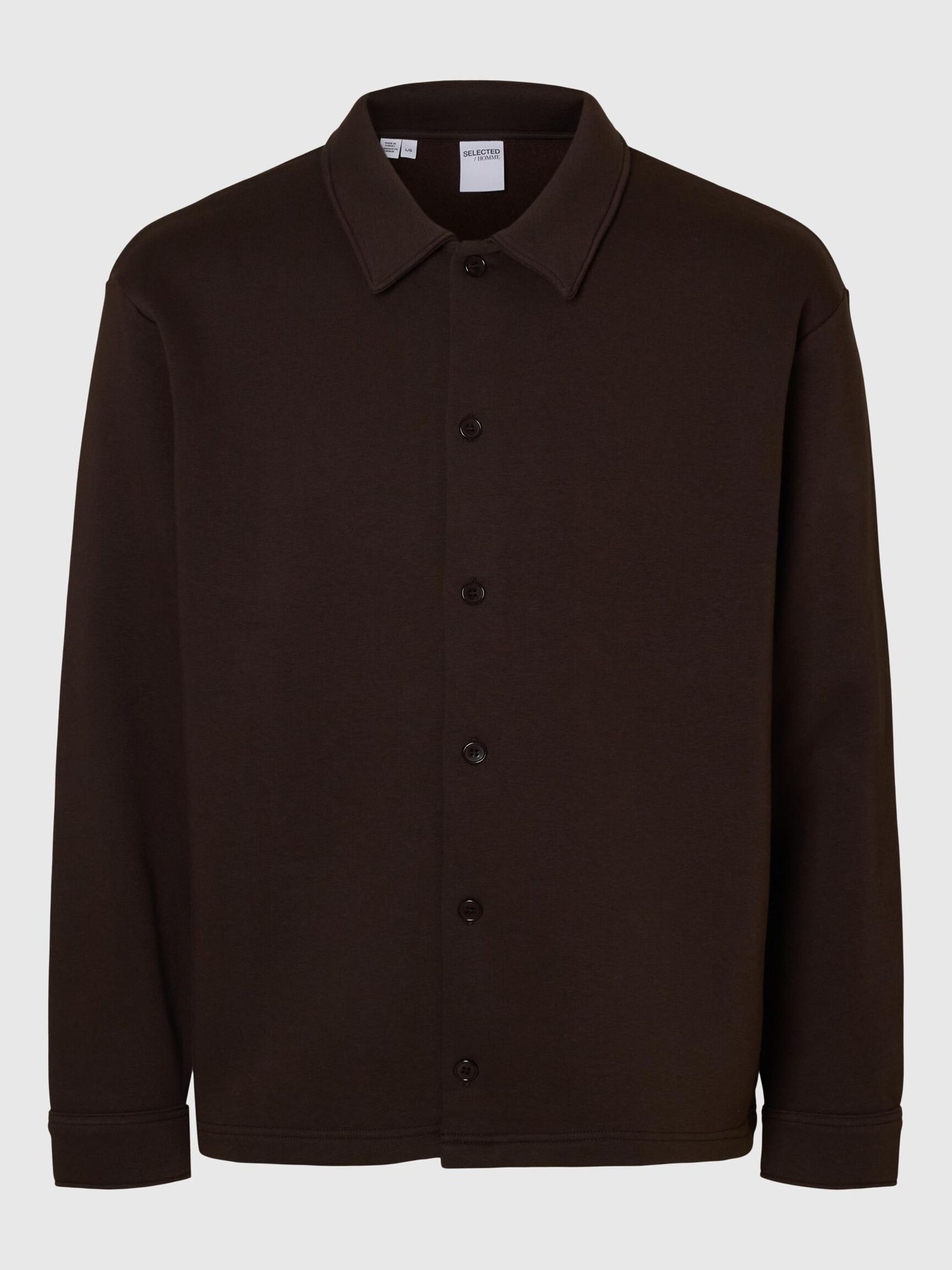 LOOSE FIT JACKET, Chocolate Torte, highres