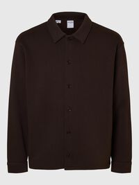 LOOSE FIT JACKET, Chocolate Torte, highres