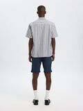 Selected LINEN BLEND SHORT SLEEVED SHIRT, Sky Captain, highres - 16092978_SkyCaptain_1114178_004.jpg