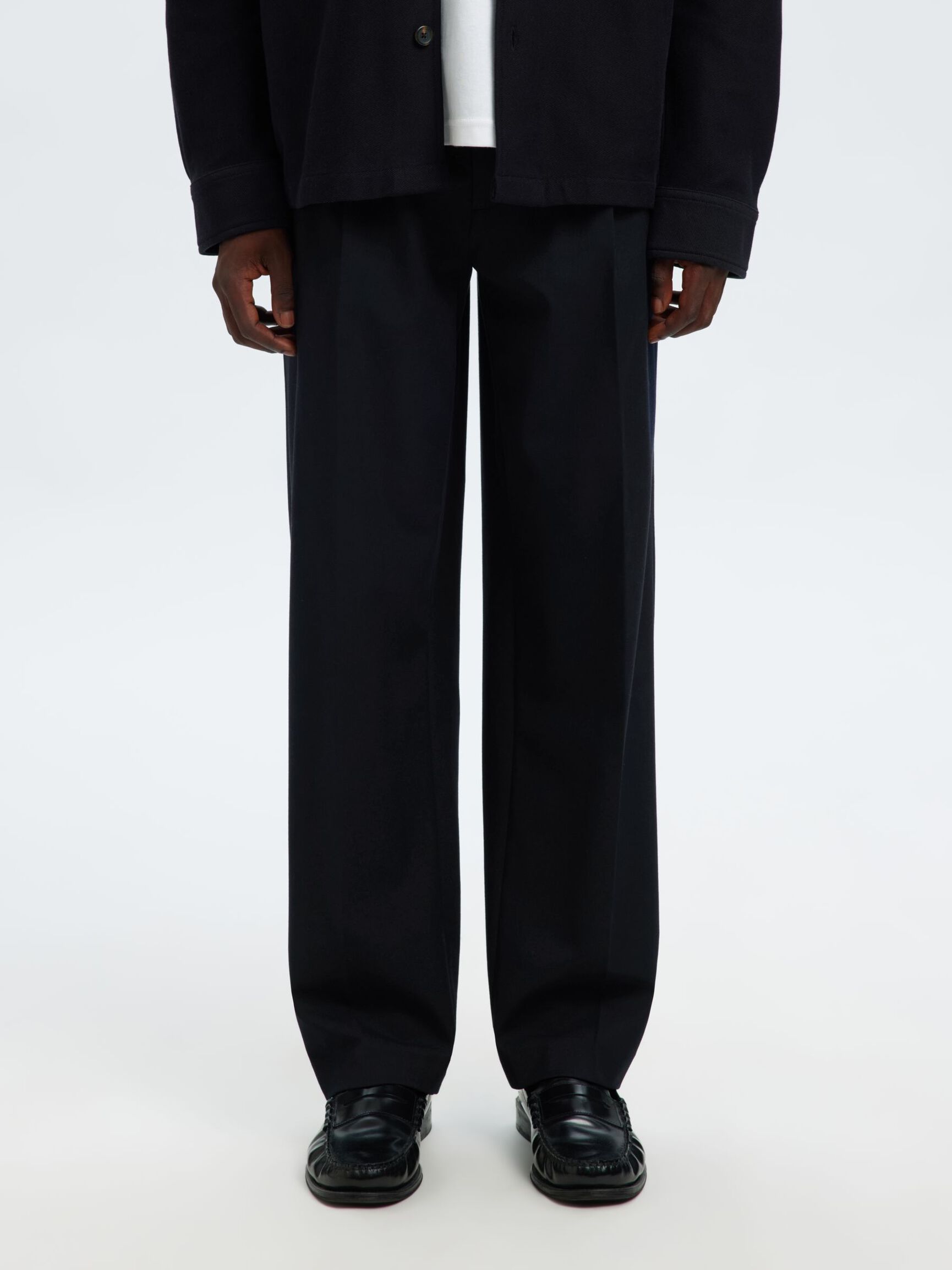 220 LOOSE FIT BUKSER, Navy Blazer, highres