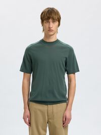100% MERINO WOOL T-SHIRT, Deep Forest, highres