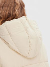 ADJUSTABLE PUFFER JACKET, Sandshell, highres
