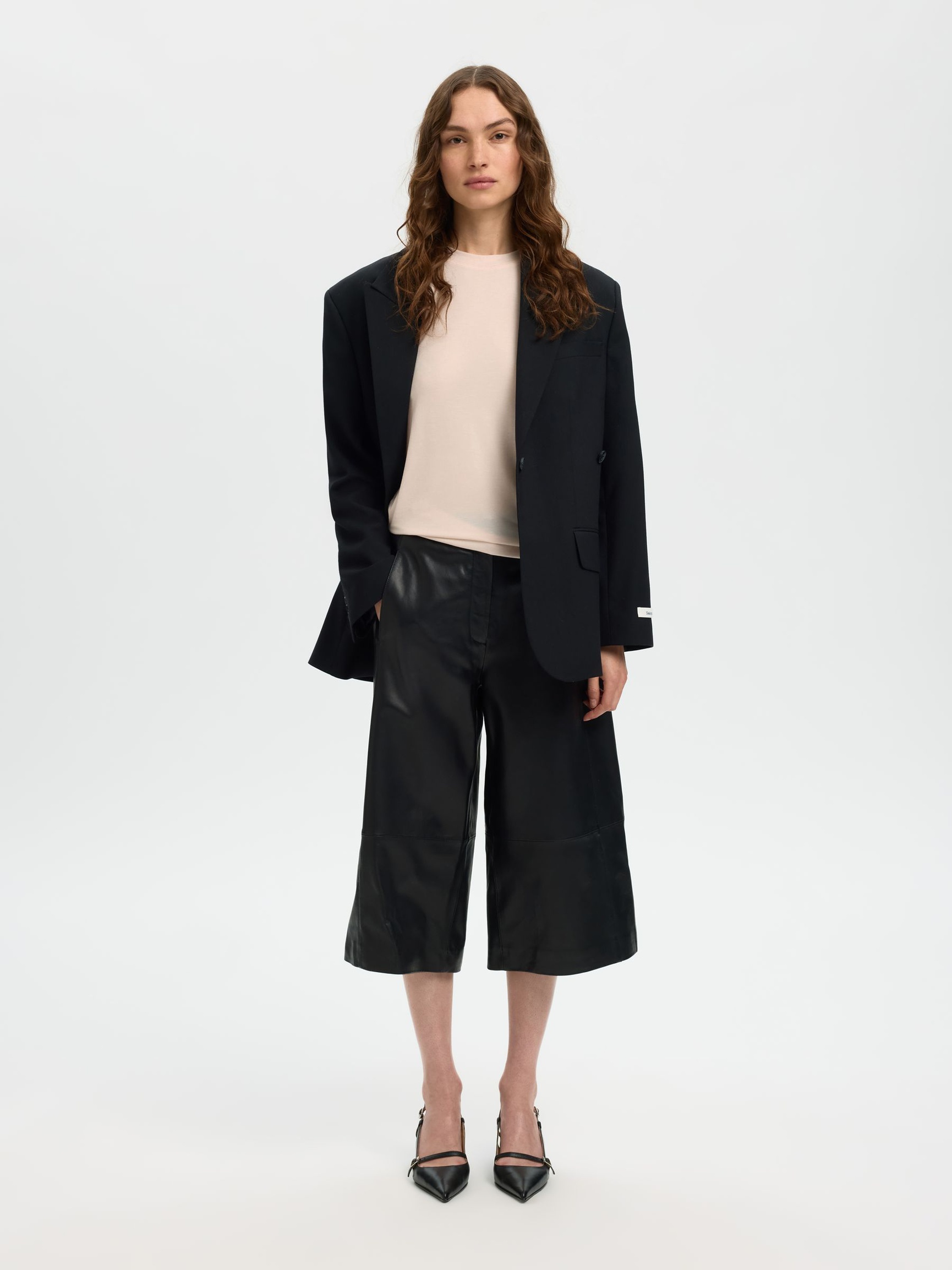 SLIM FIT TOP MET LANGE MOUWEN, Pale Dogwood, highres