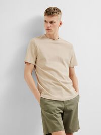 REGULAR FIT T-SHIRT, Fog, highres