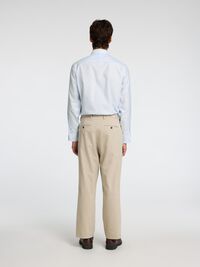 100% BOMULD SLIM FIT SHIRT, White, highres