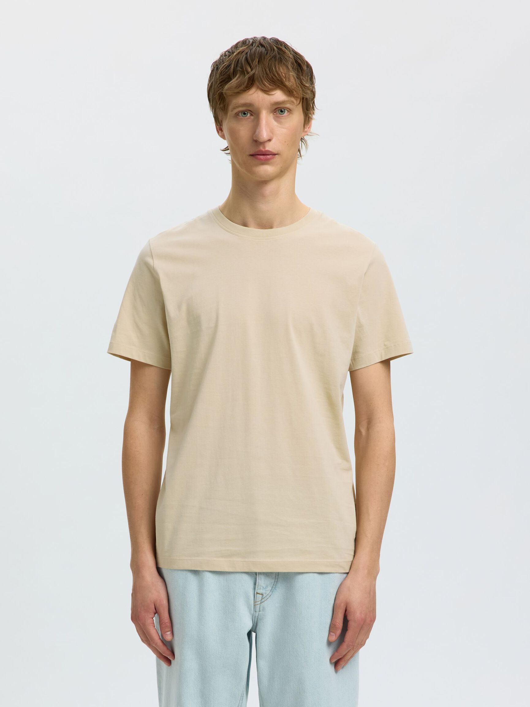 3-PACK COTTON T-SHIRT, Balsam Green, highres