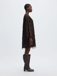 FRINGE MINI DRESS, Delicioso, highres