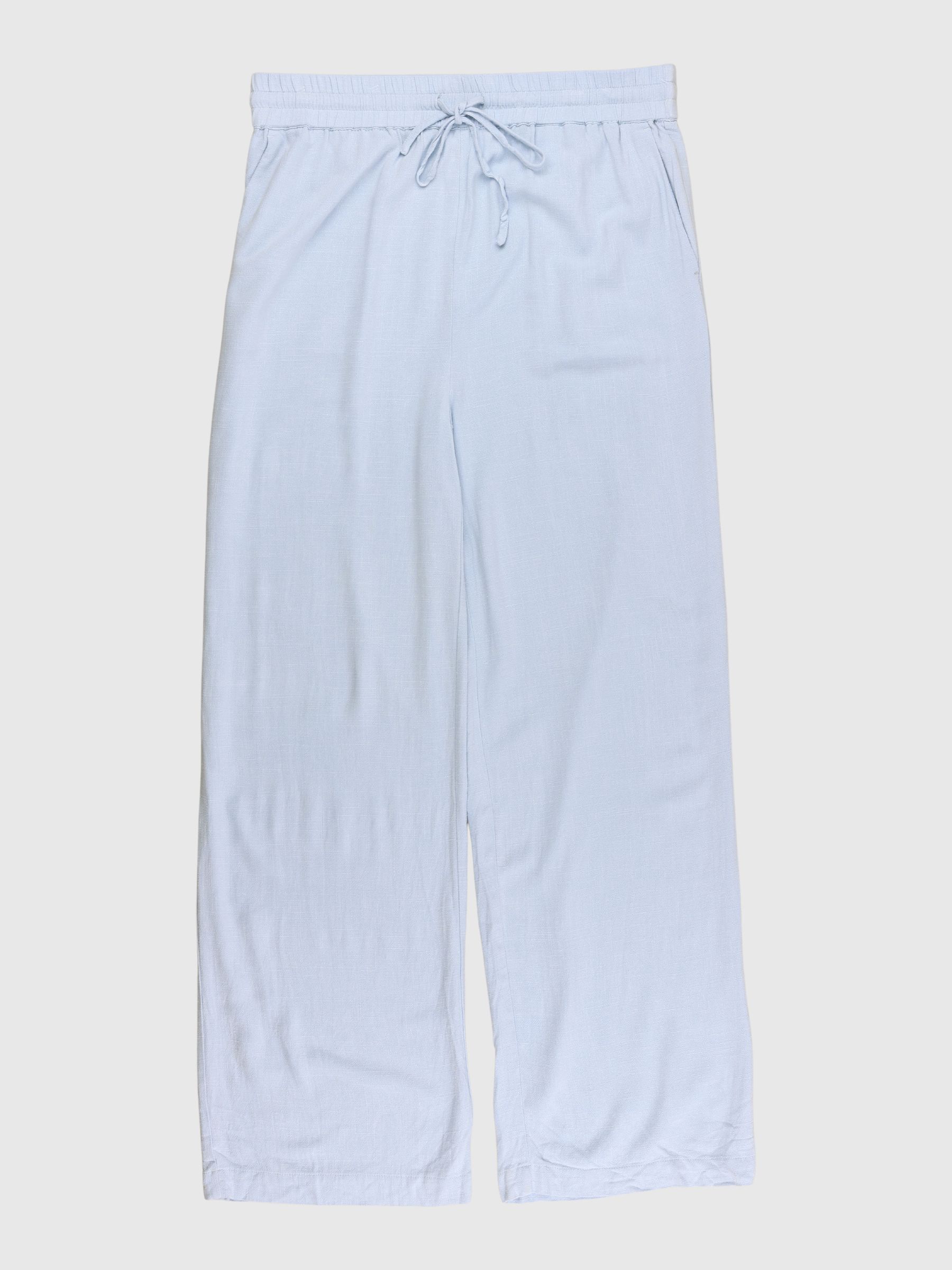VISKOSEBLANDING BUKSER, Cashmere Blue, highres