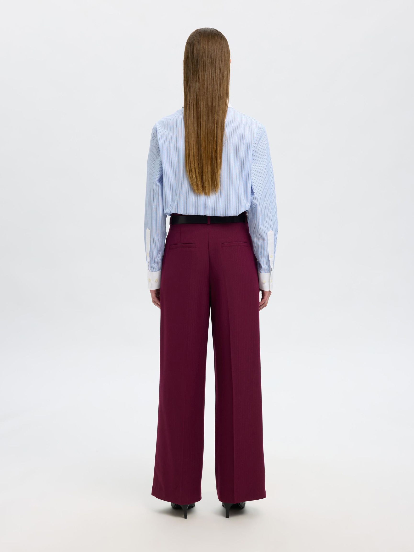 RELAXED FIT KATOEN OVERHEMD, Cashmere Blue, highres