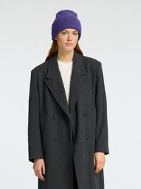 RIBBED WOOL BLEND BEANIE, Liberty, highres