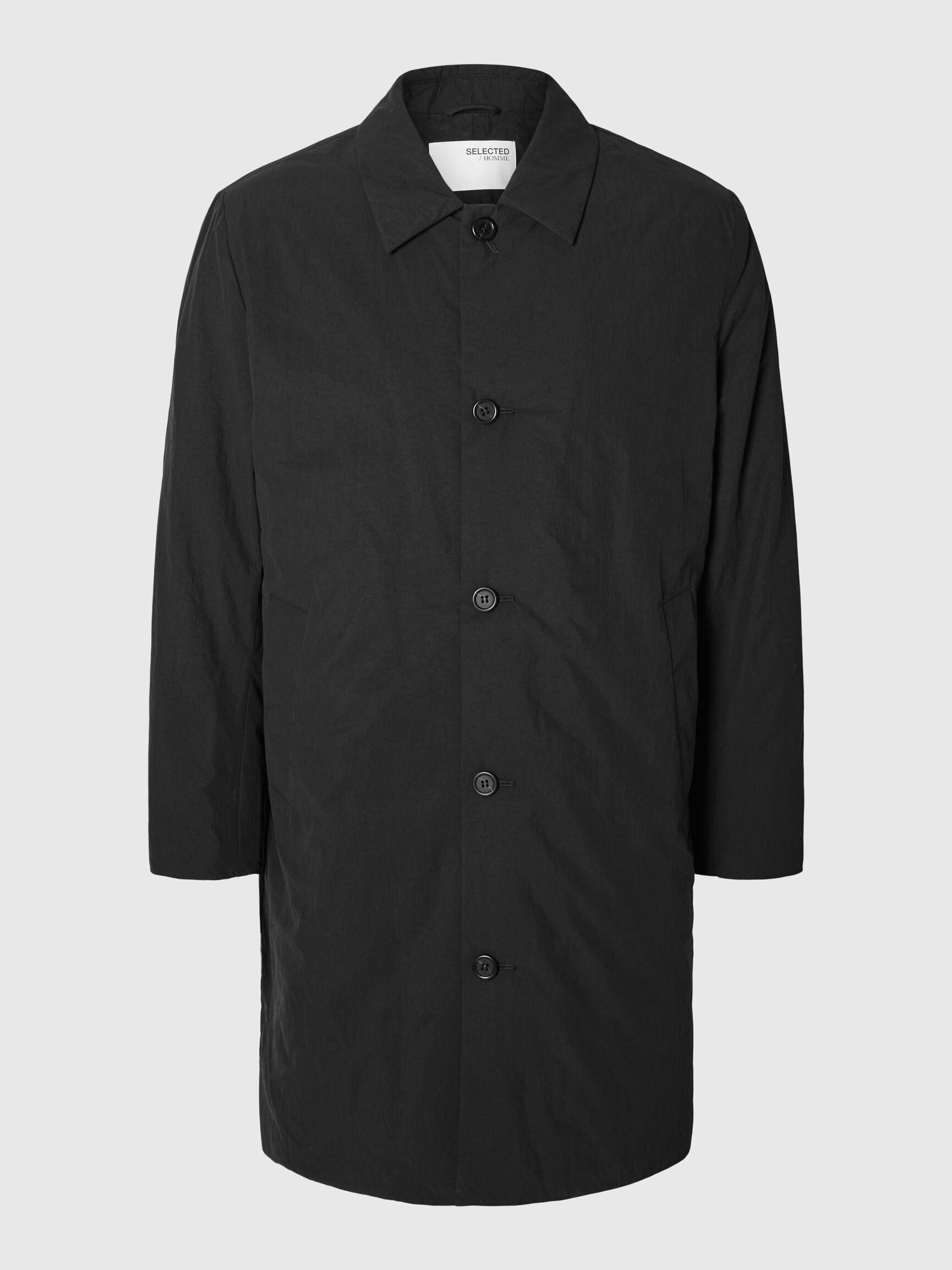 CLASSIC COAT, Black, highres