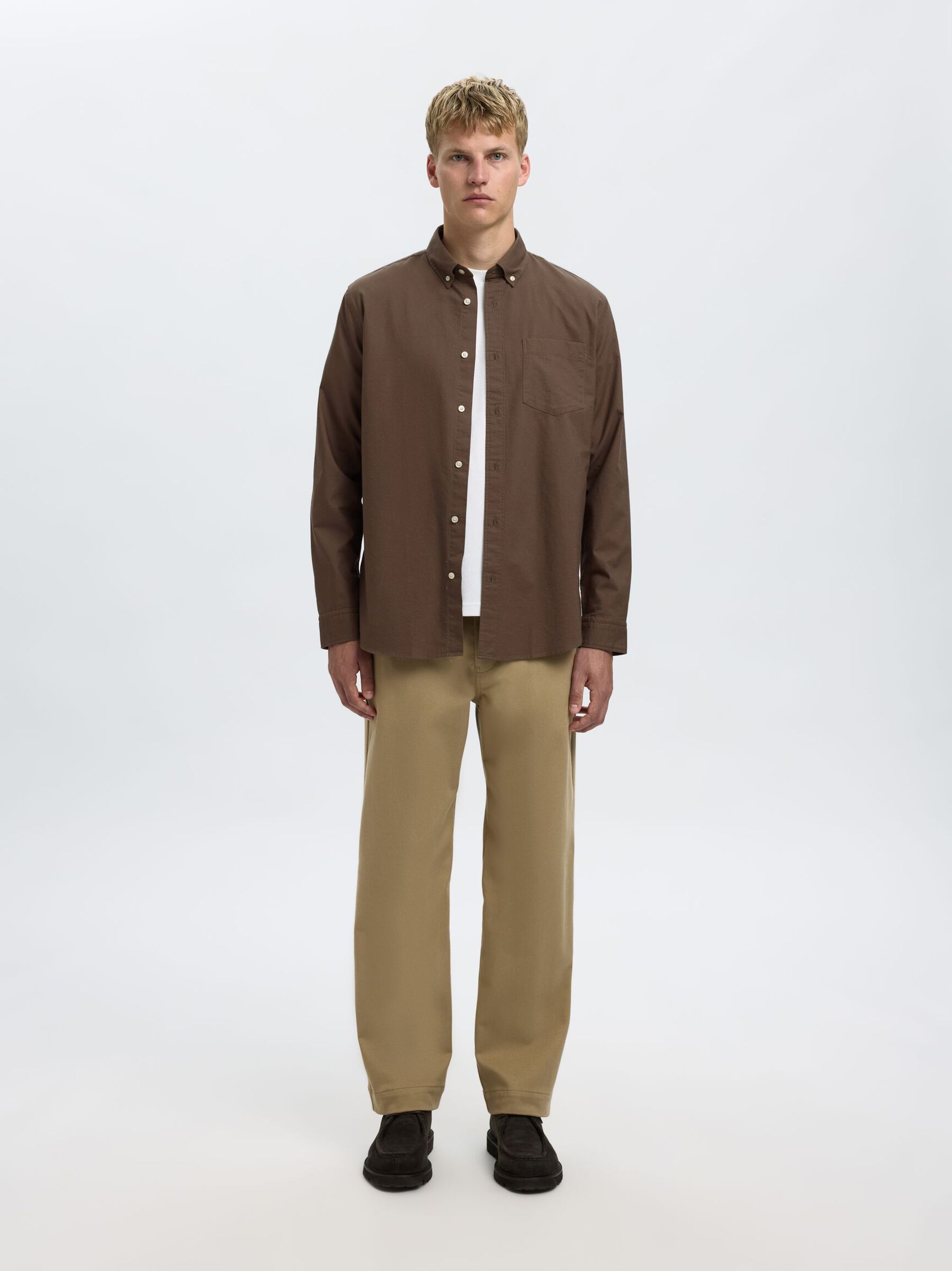 OXFORD SHIRT, Morel, highres