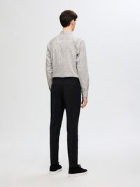 SLIM FIT SKJORTE, Egret, highres