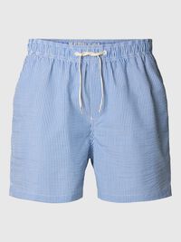 SEERSUCKER BADESHORTS, Nautical Blue, highres