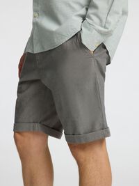 COTON FLEX SHORT, Asphalt, highres