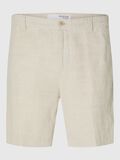 Selected REGULAR-FIT LINNENMIX SHORTS, Pure Cashmere, highres - 16092314_PureCashmere_1077421_001.jpg