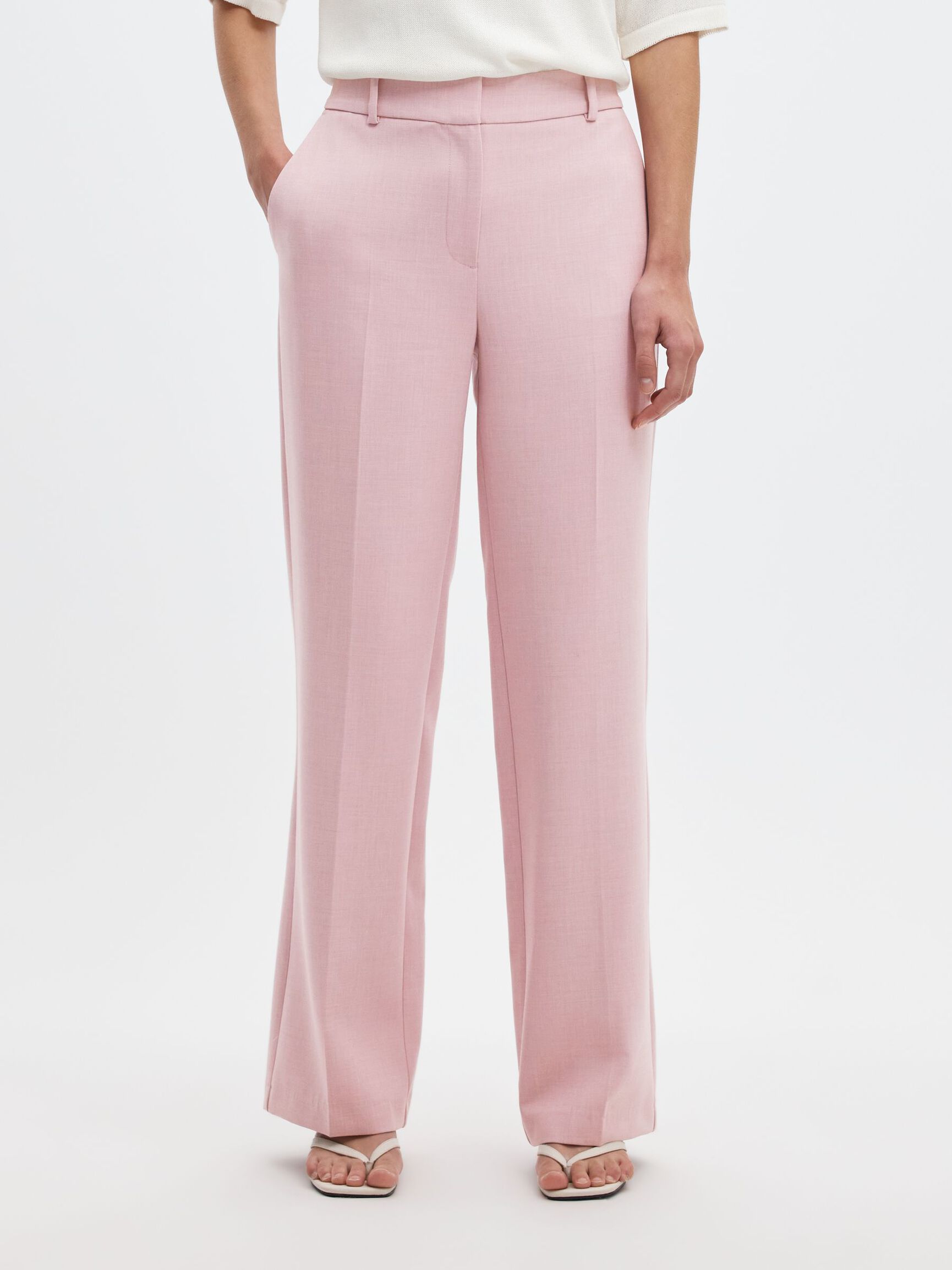 TAILORED TROUSERS, Bleached Mauve, highres