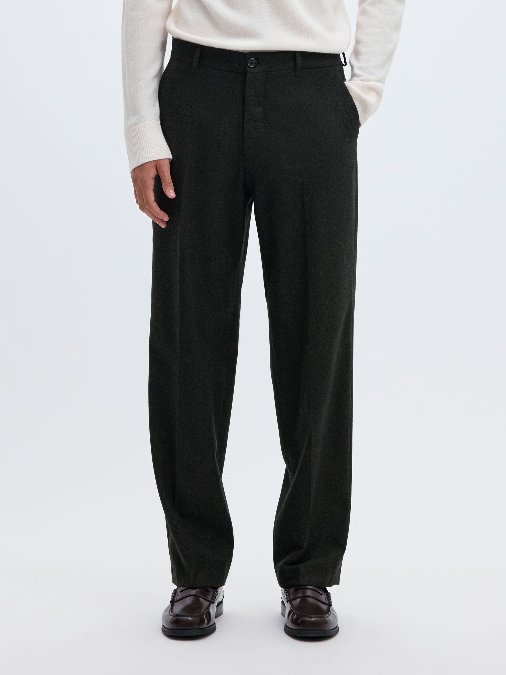 LOOSE FIT TROUSERS, Forest Night, highres