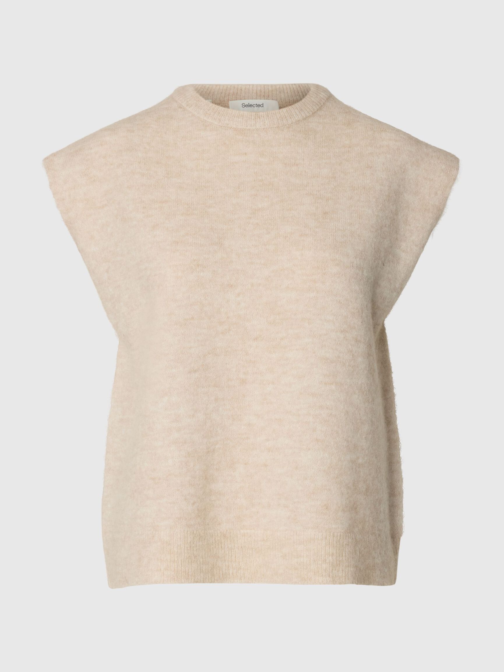 WOLMIX GEBREID GILET, Birch, highres